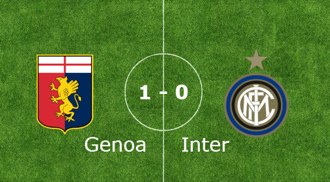 Inter battuto dal Genoa. Una brutta domenica per i nerazzurri