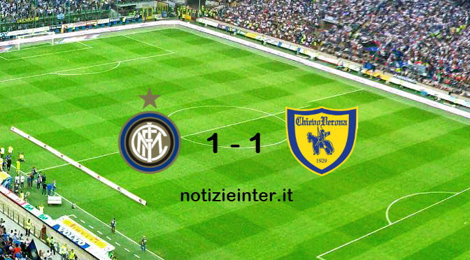 Inter – Chievo si Conclude 1 a 1, tra le Polemiche