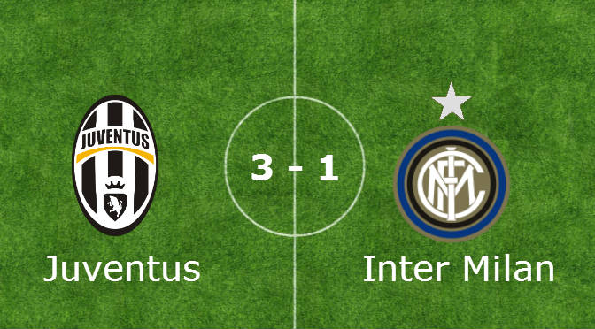 Pesante sconfitta dell’Inter allo Juventus Stadium